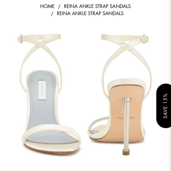 Nine West Reina Open Toe Sandals - Picture 2 of 6